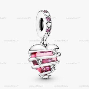 Pandora Reveal Your Love Heart Spiral Dangle Charm